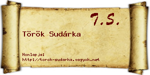 Török Sudárka névjegykártya